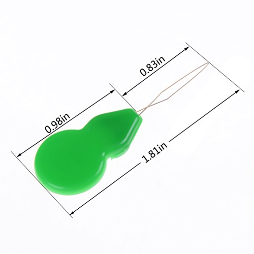 20 Pieces Plastic Gourd Shape Needle Threaders Stitch Insertion Hand Machine Sewing Tool DIY Helper Assorted Colors By DINGJIN - Thumbnail 2