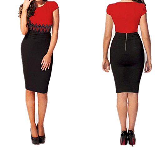 Lace Slim Bodycon Party Dress เดรส แฟชั่นชุดทำงานes Pencil OL Mini Business Dress เดรส แฟชั่นชุดทำงาน DaySeventh ผู้หญิง