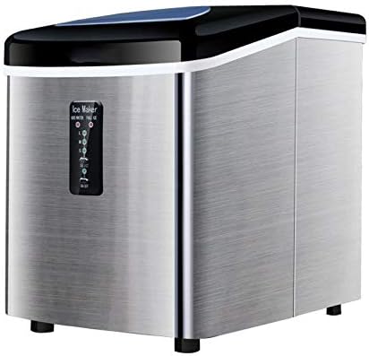 MGZDH Mini portable 18kg ice machine, home desktop manual ice making machine