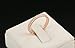 Women's 4mm Wide AAA Cubic zirconia 14K Rose Gold Plated Eternity Rings Wedding Band,Size 6