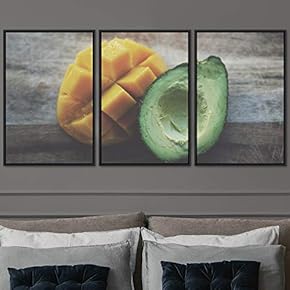 signwin 3 Piece Framed Canvas Wall Art Colorful...