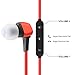 Bluetooth Headphones SporTop Wireless Sports Earphones In Ear Wireless Earbuds 4.2,Best Wireless Sports Earphones w/Mic for Gym Running Workout Noise Cancelling Headsets (Red)