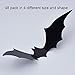 Sumind 48 Pieces Halloween Bats Decoration, 3D Bat Stickers for Wall Bedroom Home Decor DIY Halloween Party Supplies