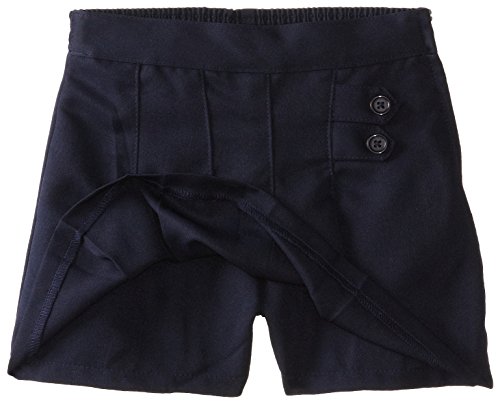 (4717) Genuine School Uniforms Girls 2 Tab Pleated Scooter Skort (Sizes 4-16) in Navy Size: 6 - Thumbnail 2