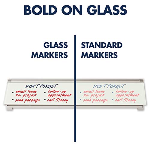 Quartet Glass Board Dry Erase Markers, Premium, Fine Tip, Assorted