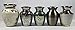 Cremation Urn, Keepsake urns, Brass Funeral Tokens, Set of 5 Keepsakes