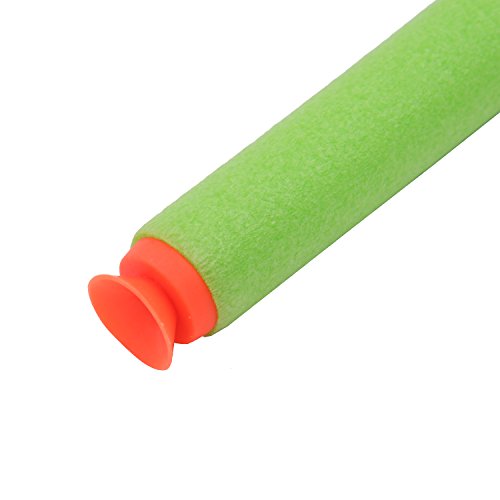 EKIND 100Pcs Suction Darts Refill Foam Bullet for Nerf N-strike Elite Guns (10 different color)