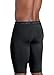 Jockey Men's Underwear Sport Microfiber Quad Short, Black, M