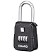 Champs Combination Realtor Lock, 4 Digit Key Padlock, Real Estate Key Lock Box, Set-Your-Own Combination
