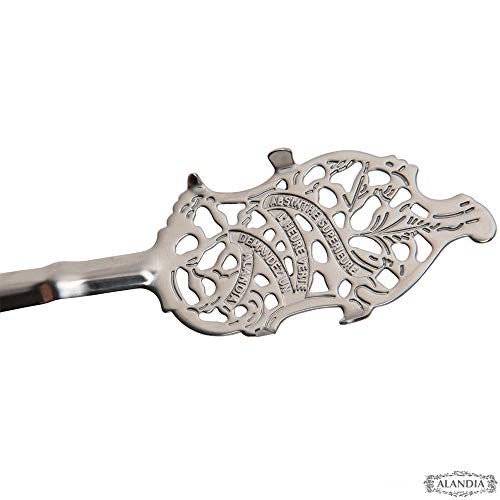 Absinth Set ALANDIA Rosé | Absinth mit Hibiskusblüten | 2x Absinth Gläser 2x Absinth Löffel 1x Absinth Zucker | (1x 0,5… – Bild 7