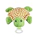 Nookums Paci-Plushies Shakies - Pacifier Holder with Built in Rattle (2 in 1)- Adapts to Name Brand Pacifiers, Suitable for All Ages, Plush Toy Includes Detachable Pacifier (Turtle)