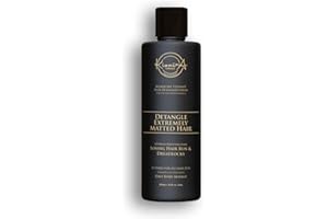 KIZAÏA TANGLE HAIR EXPERT KizaiaCare Ultimate Matted Hair Detangler: Painless detangling solution for tangled, knotted, matted or dreadlocked hair. | Adults & Children Suitable for all types.