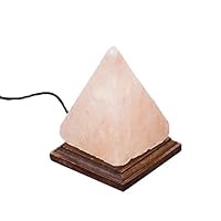 duojin USB LED Salt Light Pyramid Crystal Rock Salt Lamp Air Purifier Energize Ionized