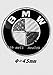 Steering Wheel Carbon Adhesive Logo Badge Fits for B M W 1 3 5 6 7 Z3 Z4 X5 X6 E46 E90 E39 E60 GT E30 E36 E46 E34 E65 E38 Black Carbon Fiber 3D Sticker(45mm)