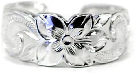 Hawaiian Sterling Silver Scroll Toe Ring