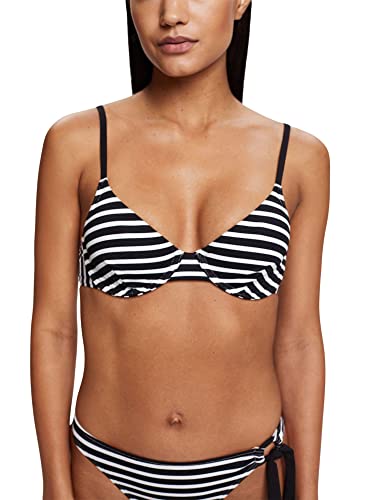 ESPRIT Hamptons Beach Ay RCS UW.Bra Bikini, Nero, 38/75D, Nero, D