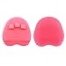 INNERNEED Food-grad Soft Silicone Body Scrubber Shower Cleansing Brush Gentle Exfoliating Bath Glove, SPA Massage Skin Care Tool (Pink)