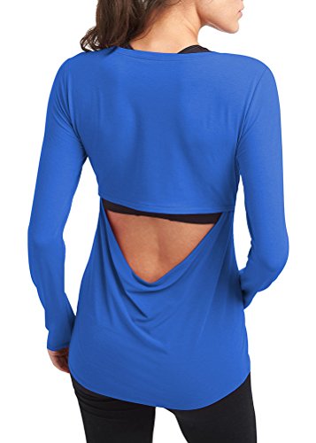 open back workout long sleeve