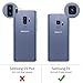ESR Essential Twinkle Case Compatible for The Samsung Galaxy S9 Case, Slim Soft TPU Cover Compatible for The Samsung Galaxy S9 5.8 Inch, Blue Frame