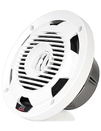 MTX Audio Wet Series 7.7 inch de altavoces coaxiales, Plateado, Blanco