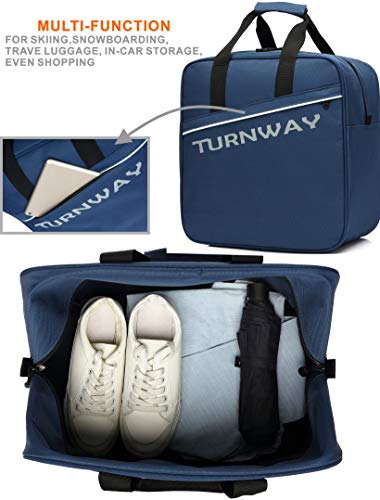 TurnWay Ski/Snowboard Boot Bag/Packing Ski Boots, Gloves, Helmet, Goggles & Extras
