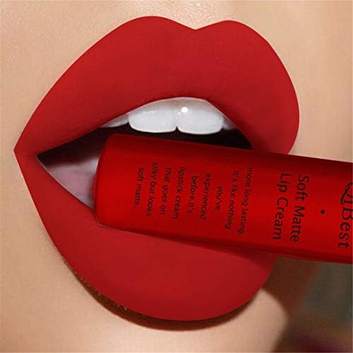 Lip Gloss Long Lasting Red Lips Matte Lipstick Liquid Lip Tint Cosmetic Nude Velvet Lipstick Matte Lip Makeup 13