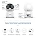 FREDI 1080P Baby Monitor, Wireless WiFi Pet Camera with Night Vision, Two-Way Audio, Motion Detection, IP Surveillance for Elder/Nanny Monitor - Work with iOS Android PC