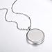 Stainless Steel Aromatherapy Essential Oil Diffuser Necklace with 