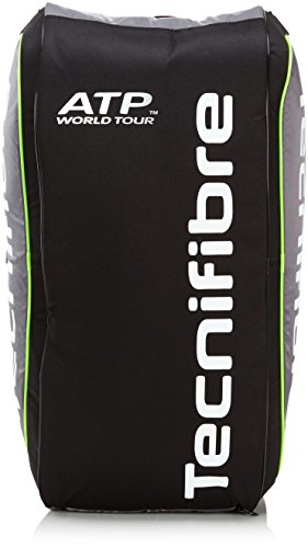 Tecnifibre Tour Ergonomy ATP 12 Pack Tennis Bag Gray and Green