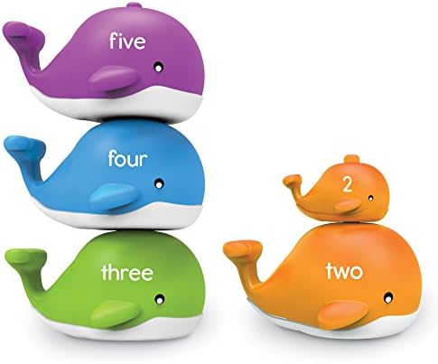 Learning Resources Snap-N-Learn Stacking Whales Educational Toys