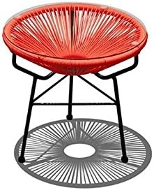Harmonia Living Acapulco Side Table, Small, Atomic Tangerine