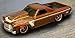 Mattel Hot Wheels Super Treasure Hunt - '71 El Camino (Spectraflame Bronze w/Tan, Brown Stripes), Rubber Tires - HW Showroom 2013 - 233/250 [Scale 1:64]