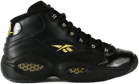 reebok question black gold