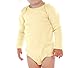 Kavio! Unisex Infants Lap Shoulder Long Sleeve Onesie Lemon 6M