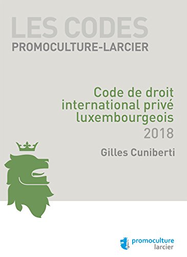Code Promoculture Larcier Code De Droit International Prive Luxembourgeois Telecharger Pdf De Gilles Cuniberti Akdottaipagh