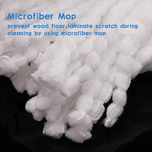 4 Pack Spin Mop Replacement Head Microfiber Mop Head Refills Easy Cleaning Mop Head Replacement