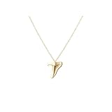 WLLAY Fashion Shark Tooth Pendant Necklace For