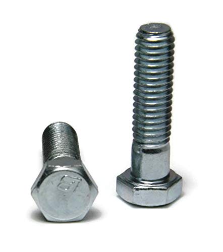 Hex Cap Screws Grade 2 Hex Bolt Zinc Plated - 1/4''- 20 x 1/2'' FT - Packing Quantity - 100 - Quality Assurance from JumpingBolt - Thumbnail 2