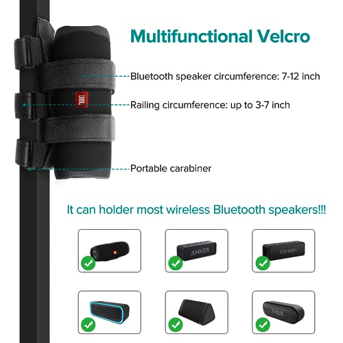 HomeMount Bike Speaker Mount Speaker Holder Strap for Bike/Golf Cart