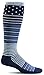 Sockwell Women's Twister Firm Graduated Compression Sock, Navy - M/L