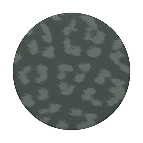 Midnight Green Leopard Print PopSockets PopGrip: Swappable Grip