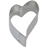 Miniature Heart Folk Tin Cookie Cutter 1.5