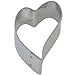 Miniature Heart Folk Tin Cookie Cutter 1.5