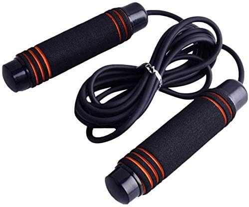 Skipping Rope Adult Fitness for Men, Women Speed Jump Rope Best for Fat Loss Conditioning Exercise Workout CROSSFIT Boxing MMA HIIT Interval Training Single & Double Under (Pro Version)