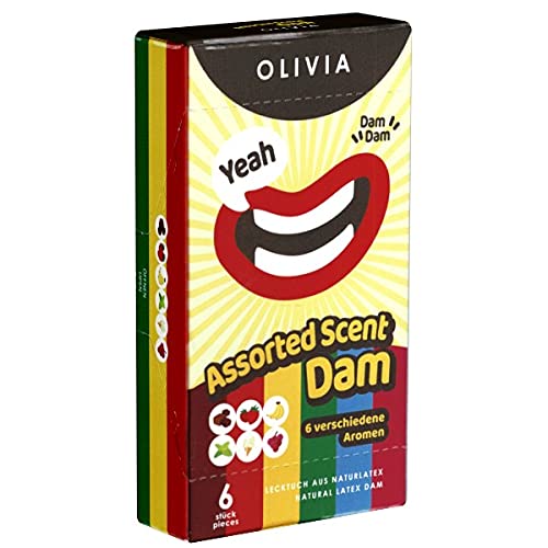 Olivia Lust Scent 6's Pack Latex Dental Dam