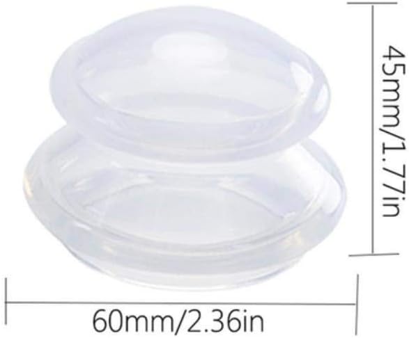 1 PC Silicone Massage Cups Anticellulite Cup Set Vacuum Cupping Set Massageador Facial Massage Cups Chinese Suction Cups Relax,Size S,China