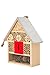 Hanging Insect House for Gardens ~ Perfect Habitat for Ladybugs(Ladybirds), lacewings, Butterfly, Mason Bees, Solitary, Leaf Cutter