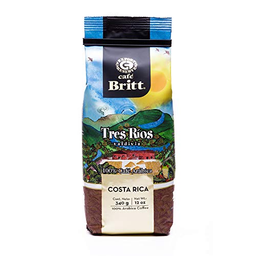 Cafe Britt Costa Rica Tres Ríos Valdivia Arabica gemahlen Kaffee, 340 g Packung – Bild 4