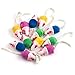 CHIWAVA 36 Pack 1.8 Inch Small Interactive Cat Toys Mice with Catnip Rattle Sound Mouse for Indoor Cats Kitten Play