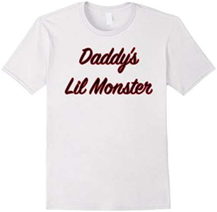 Mens Lil Monster T-Shirt Medium White